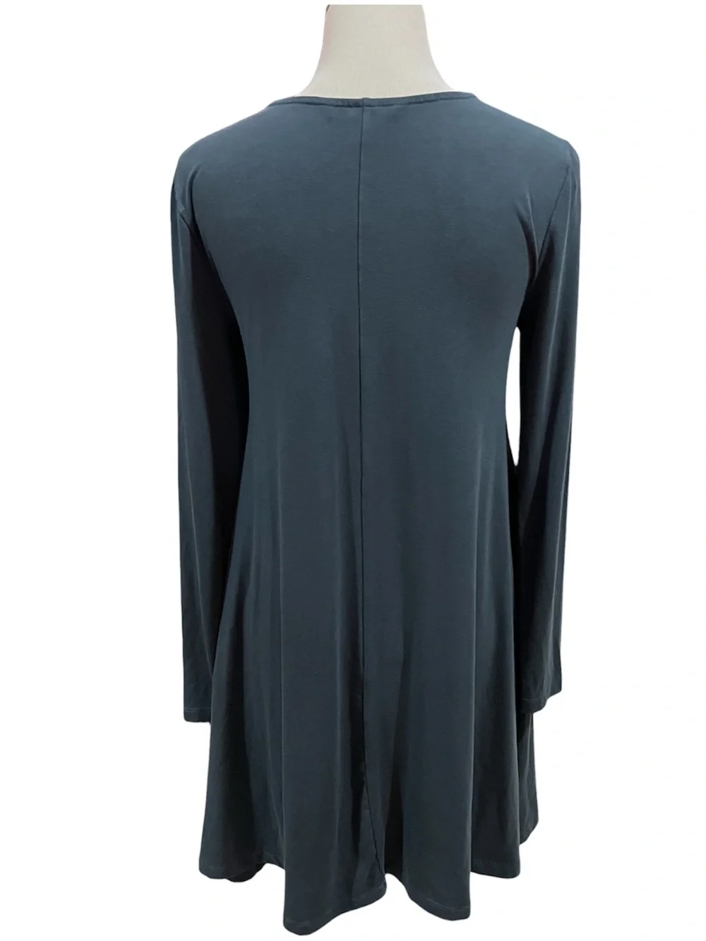 Free Fly Women’s Blue Bamboo Long Sleeve Knit Dress Size Medium